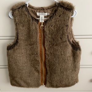 H&M faux fur vest